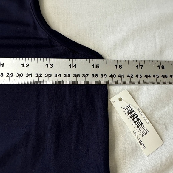 Daily Ritual Women's NEW Tank‎ Top Midi Dress Navy Blue Size Small Stretchy - Picture 5 of 11